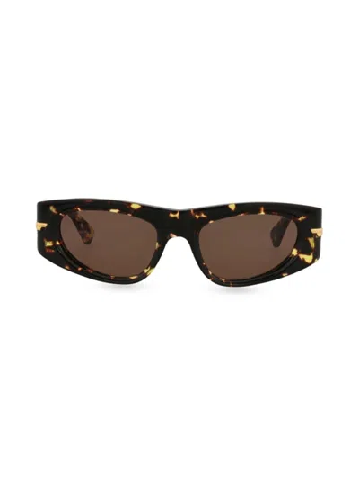 Bottega Veneta Women's 53mm Oval Sunglasses In Havana