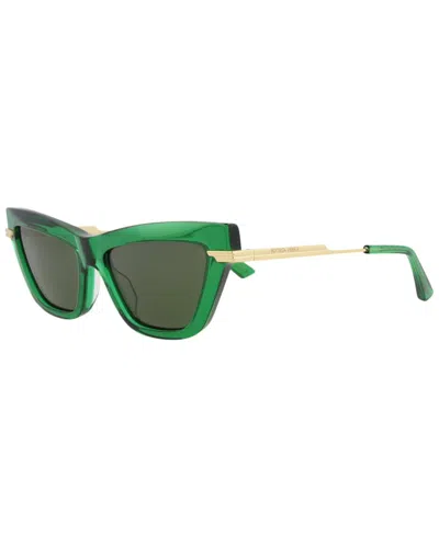 Bottega Veneta Women's 54mm Sunglasses In Green