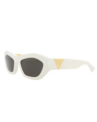Bottega Veneta Women's 54mm Sunglasses In White