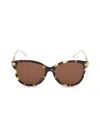 Bottega Veneta Women's 55mm Cat-eye Sunglasses In Gold