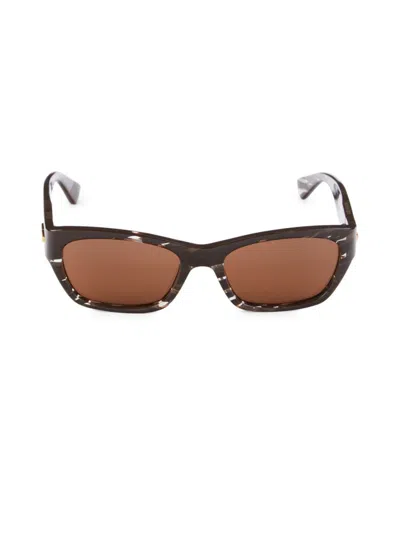 Bottega Veneta Women's 55mm Oval Sunglasses In Brown