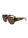 Bottega Veneta Tortoiseshell-frame Design Sunglasses In Black