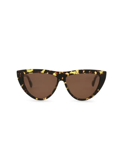 Bottega Veneta Women's 57mm Cat Eye Sunglasses In Havana
