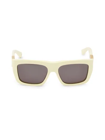 Bottega Veneta Women's 57mm Rectangle Sunglasses In Yellow
