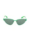 Bottega Veneta Women's 59mm Cat-eye Sunglasses In Green