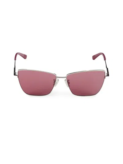Bottega Veneta Women's 59mm Rectangle Sunglasses In Pink
