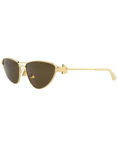 Bottega Veneta Women's 59mm Sunglasses In Gold