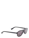 Bottega Veneta Bombe Shield Sunglasses In Black