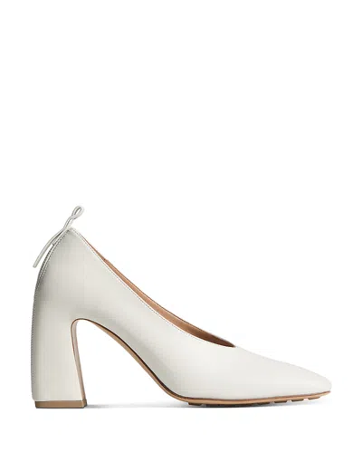 Bottega Veneta Women's Allegra Leather Pumps In White