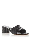 Bottega Veneta Black Mules With Intreccio Motif In Leather Woman In Nero