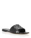 Bottega Veneta Women's Amy Flat Mule Sandals In Nero