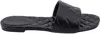 Bottega Veneta Amy Quilted Leather Slides In Black