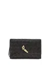 Bottega Veneta Women Andiamo Clutch Bag In Black