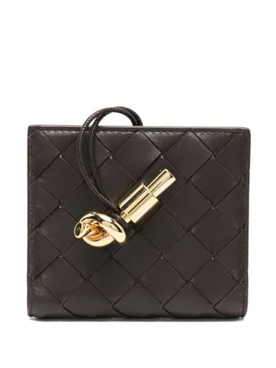 Bottega Veneta Women Andiamo Leather Card Case In Multi