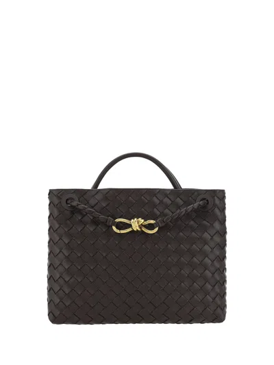 Bottega Veneta Women Andiamo Shoulder Bag In Brown