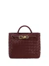 Bottega Veneta Women Andiamo Shoulder Bag In Red