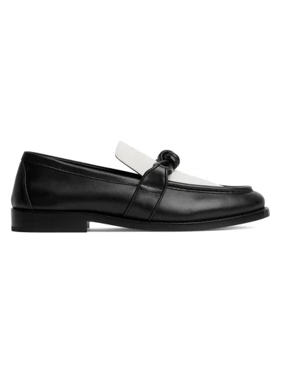 Bottega Veneta Astaire Leather Loafers In Black