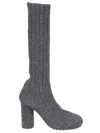Bottega Veneta Women Atomic Knitted Wool Boots In Multicolor