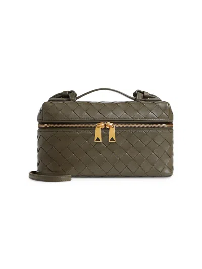 Bottega Veneta Women's Bang Bang Intrecciato Leather Crossbody Vanity Case Bag