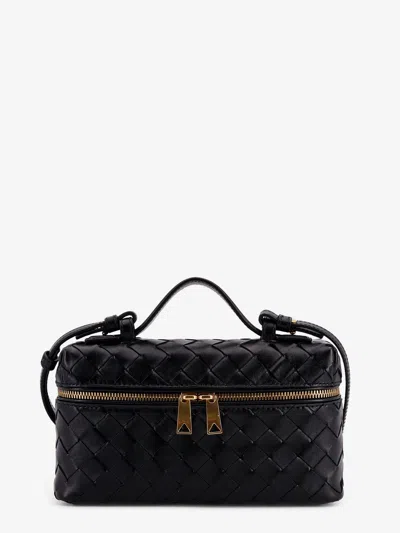 Bottega Veneta Women Bang Bang Leather Vanity Case With Intrecciato Motif In Multi