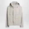 Bottega Veneta Women Beige Technical Nylon Jacket In Gray