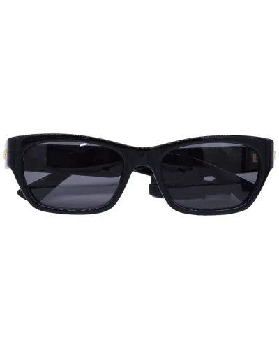 Bottega Veneta Women's Black Acetate D-frame Sunglasses (authentic Pre-loved)