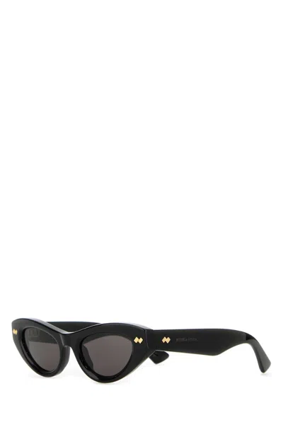 Bottega Veneta Women Black Acetate Sunglasses