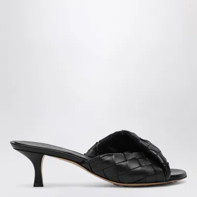BOTTEGA VENETA BOTTEGA VENETA WOMEN BLACK BLINK MULE SANDAL IN BRAIDED