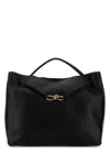 Bottega Veneta Women Brown Leather Large Andiamo Handbag In Black