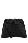 Bottega Veneta Small Intrecciato Leather Pouch In Black