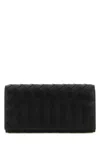 Bottega Veneta Women Black Leather Intrecciato Wallet In Black