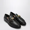 Bottega Veneta Astaire Metallic Knot Leather Loafers In Black