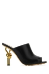 Bottega Veneta Black Open Toe Sandals