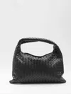 Bottega Veneta Women Black Small Hop Bag In Black