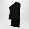 Bottega Veneta Top In Crepe Di Lana E Viscosa Con Dettaglio Knot In Black
