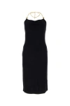 Bottega Veneta Sleeveless Midi Dress In Black