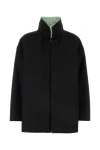 Bottega Veneta Notebook Collar Bomber Jacket In Black