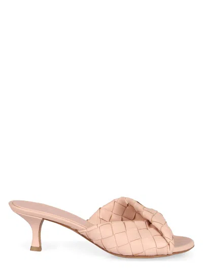 BOTTEGA VENETA WOMEN'S BLINK LEATHER MULES