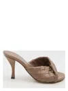 Bottega Veneta Brown Blink Heeled Sandals In Brown