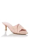 Bottega Veneta Blink Intrecciato Lambskin Leather Sandal In Poudre