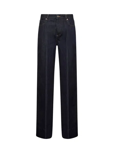 Bottega Veneta Women Blue Denim Palazzo Jeans