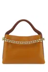 Bottega Veneta Small Chain Wooden Handle Tote Bag In Multicolor
