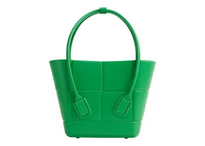 Pre-owned Bottega Veneta Women's  Arco Moulded Rubber In Grass
