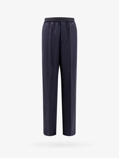 Bottega Veneta Trouser In Blue