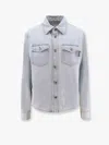 Bottega Veneta Womens Extra Bleached Denim Jacket Light Blue In Blue