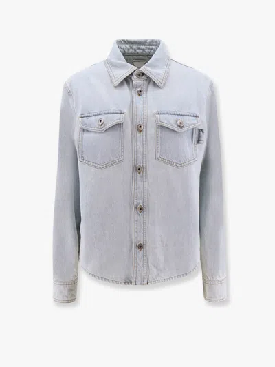 BOTTEGA VENETA BOTTEGA VENETA WOMEN DENIM SHIRT WITH EXTRA BLEACH WASH