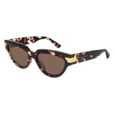 Bottega Veneta Women's  Bv1035s 002 Sunglasses In Havana