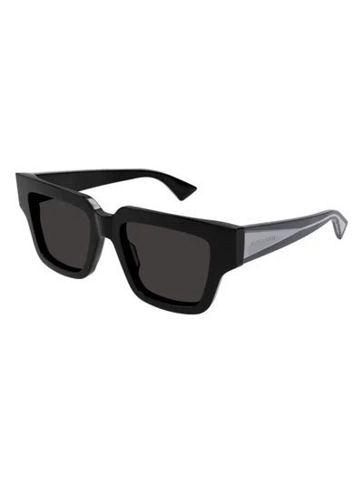 Bottega Veneta Women's Tri Fold Square Sunglasses In Black