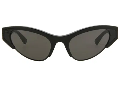 Pre-owned Bottega Veneta Women's  Cat Eyeframe Acetate Sunglasses00100011) In Black/grey (bv1102s/30011036