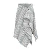 Bottega Veneta Women's Cotton Check Skirt | Size 40 | 782386v3g70 In Multicolor
